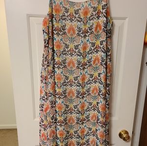 Ankle length slip dress